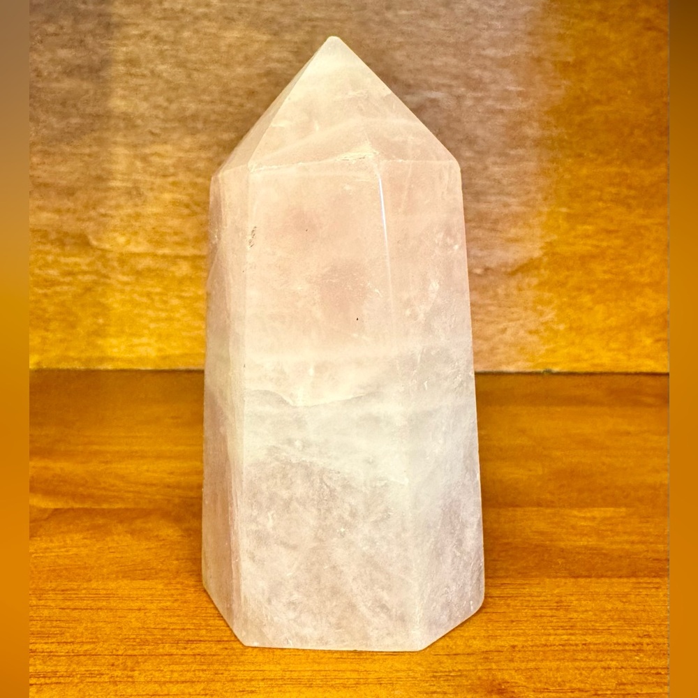 Rose Quartz Crystal Tower (3.5”tall)